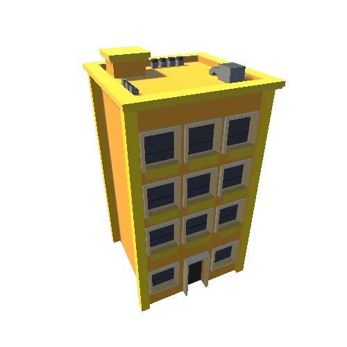 Medium Building - Yellow 01